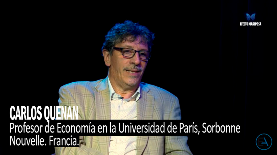 Carlos Quenan con Jorge Argüello